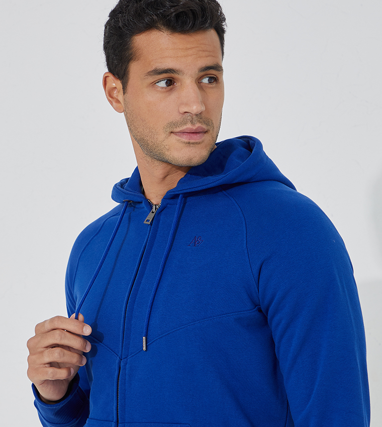 Buy Aeropostale Aero Guys Solid Full Sleeve Hoodie In Dark Blue 6thStreet Kuwait