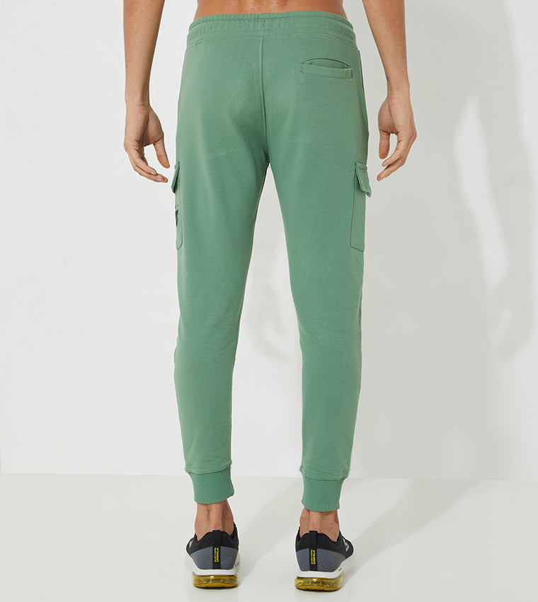 Aero Solid Joggers with Side Pockets