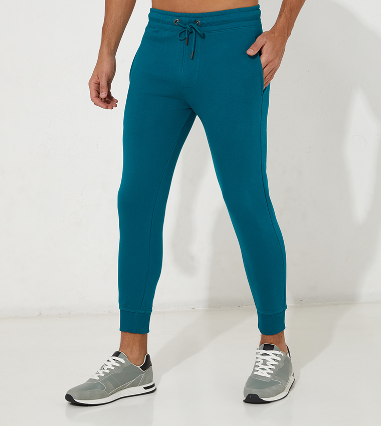 Aero Guys Solid Drawstring Waist Jogger