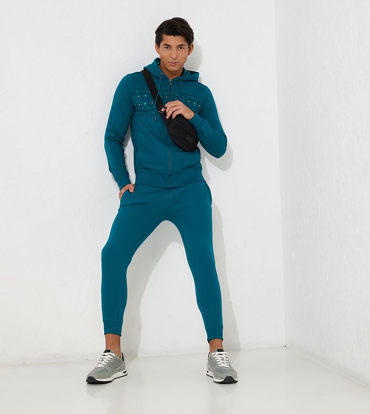 Aero Guys Solid Drawstring Waist Jogger