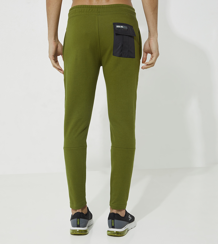 Aero Solid Joggers with Back Pocket