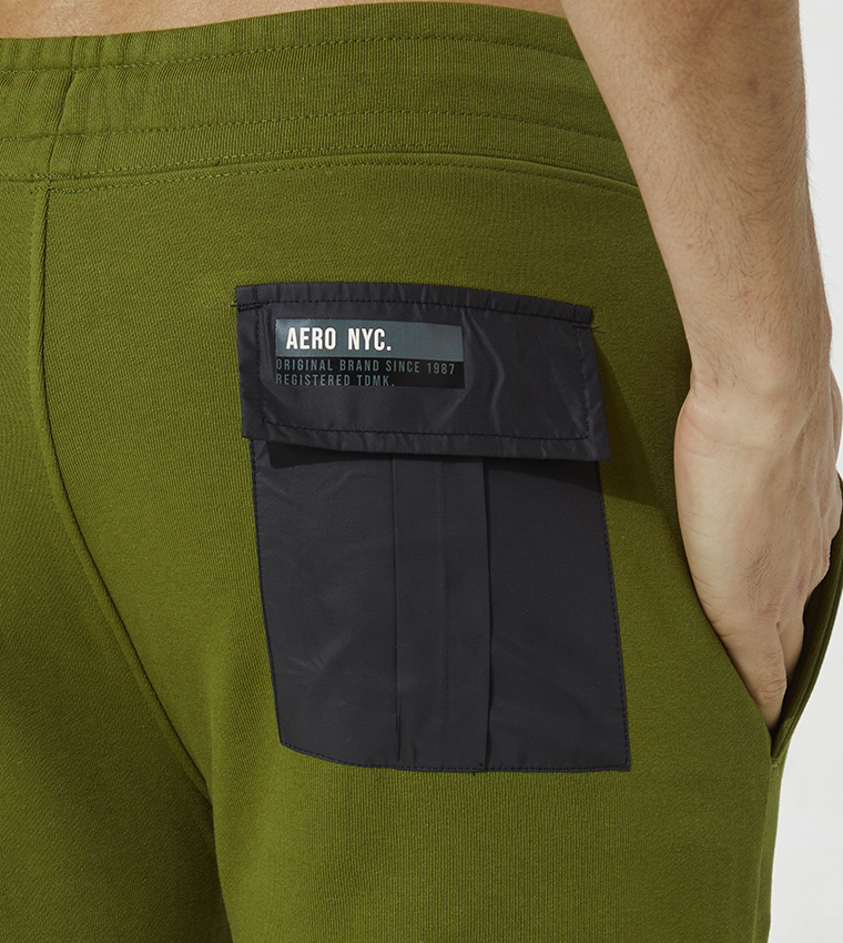 Aero Solid Joggers with Back Pocket