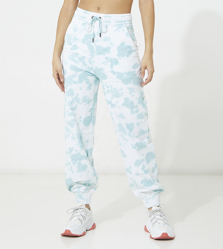 Aero Girl's Tie-Dye Side Pocket Detailed Joggers 
