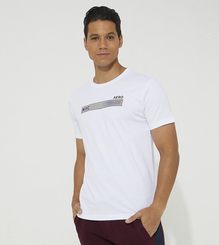 تيشيرت ايرو للشباب بطبعة 