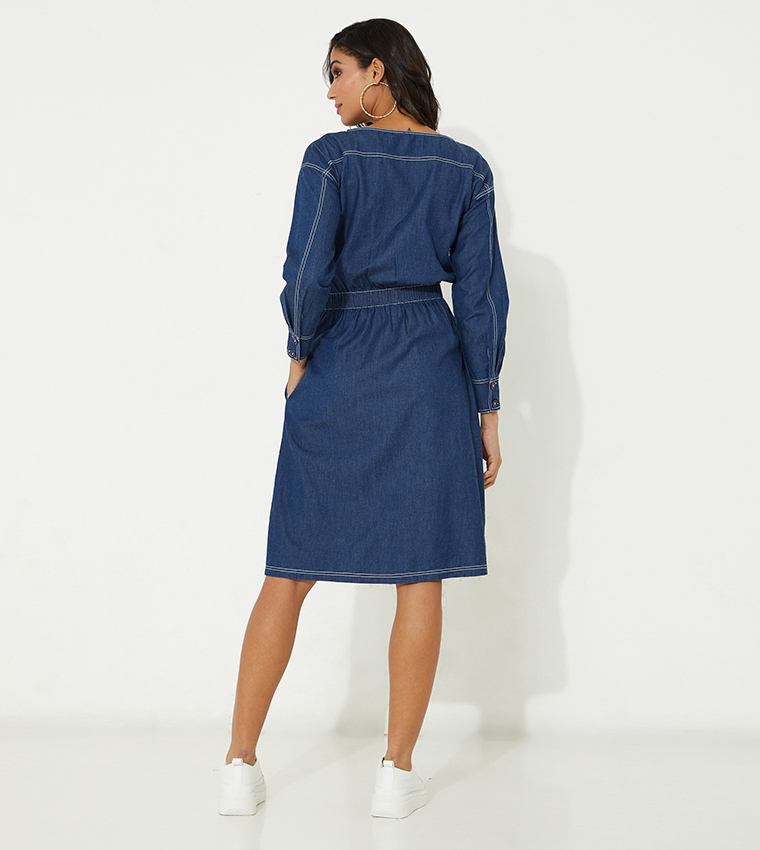 Aeropostale top denim dress