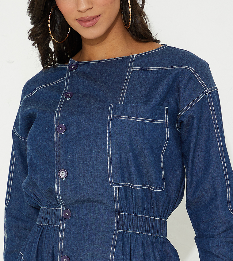 Aeropostale top denim dress