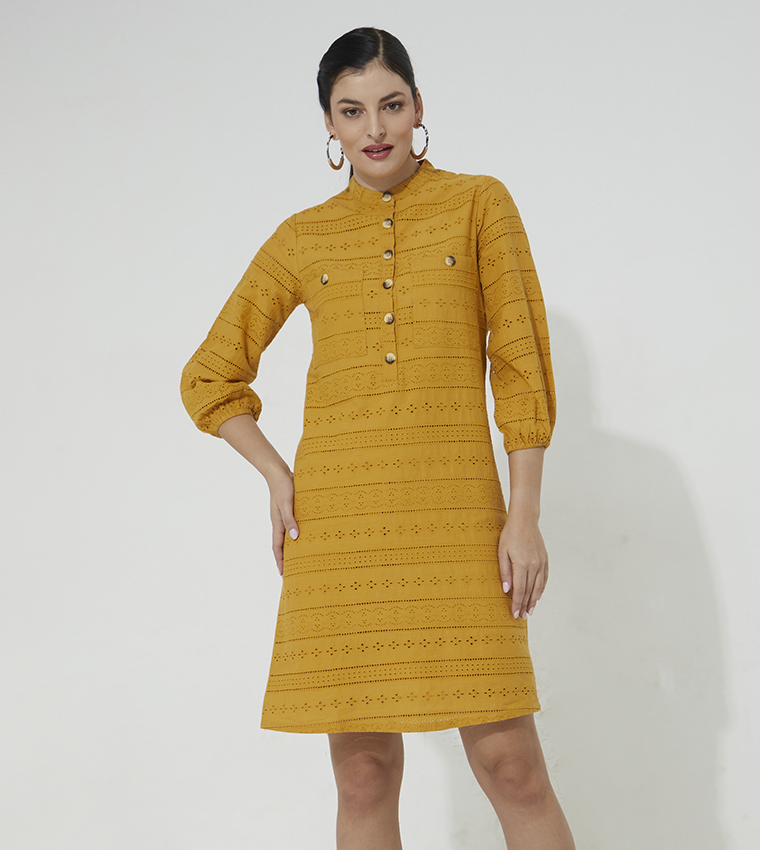 Girls discount mustard dress