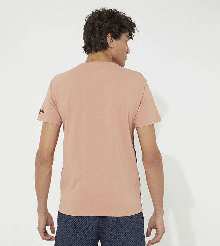 Aero Men's Solid Crew Neck T-Shirt