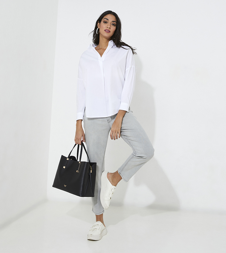 Aero Girls Mom Fit Denim Pant
