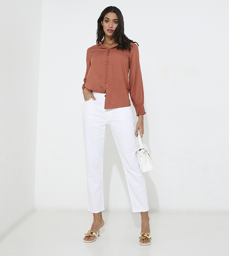 Aero Girls Mom Fit Denim Pant