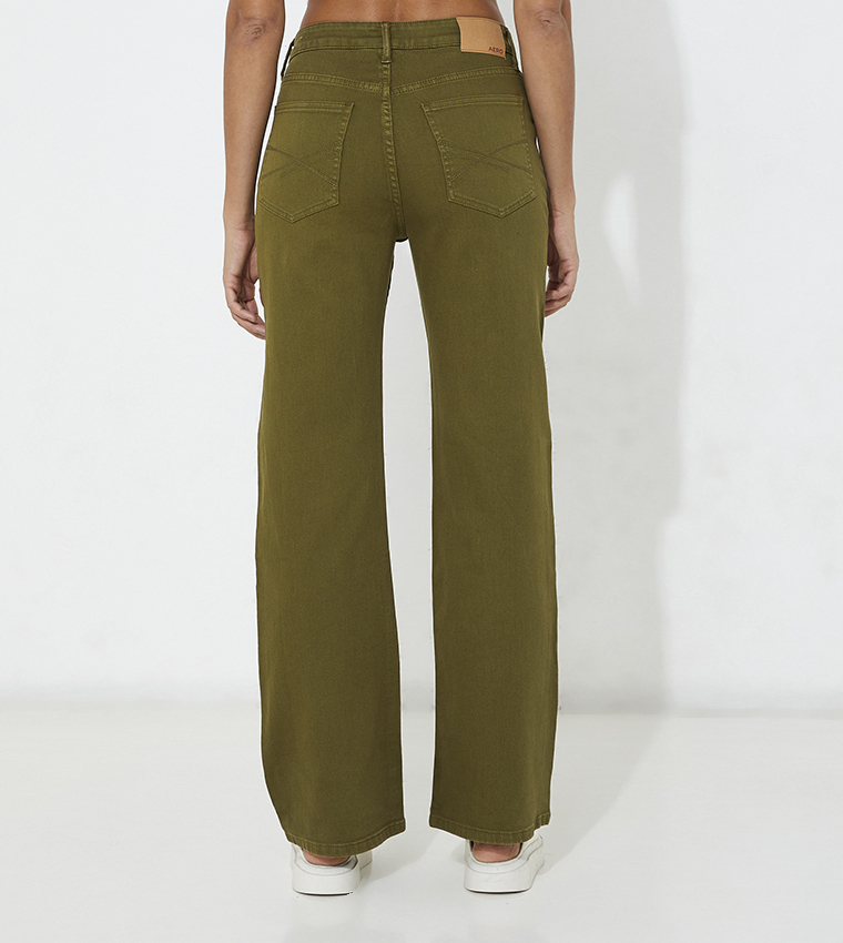 Aero Girls Wide Leg Denim Pant