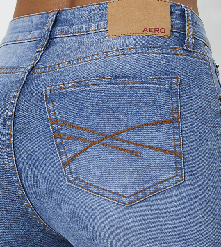 Aero Ladies High Rise Curvy Denim Jeans