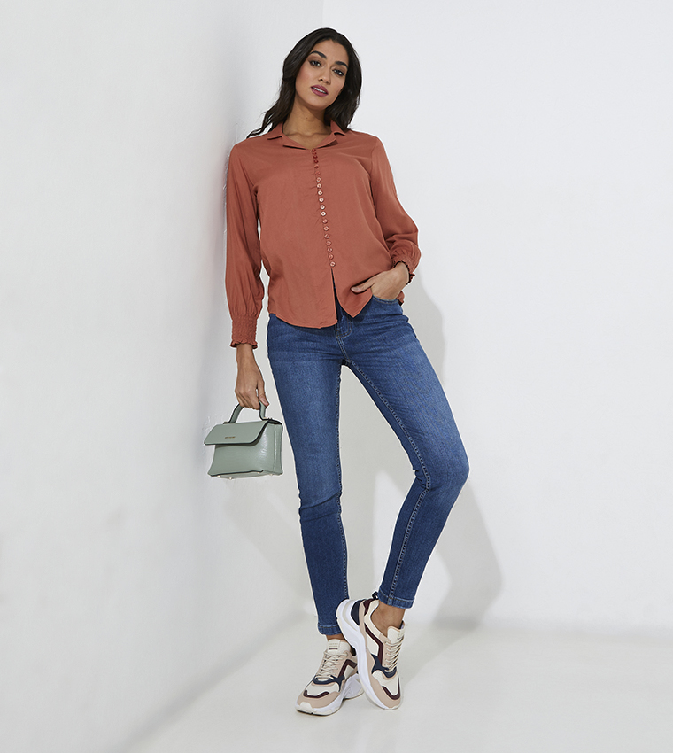 Aero Girls High Rise Denim Jeggings