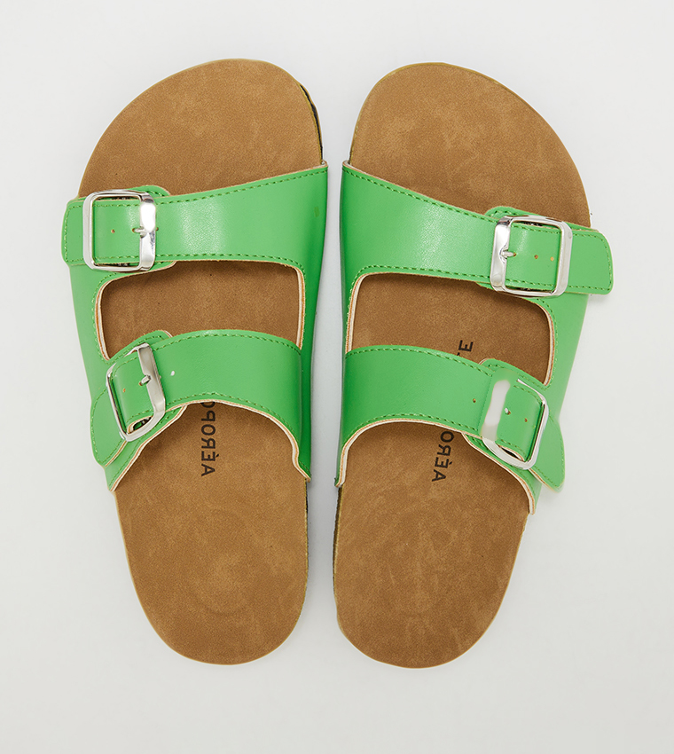Aero Girl's Round Toe Flat Sandals
