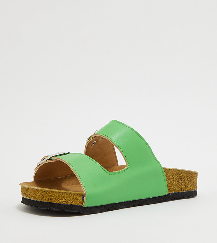 Aero Girl's Round Toe Flat Sandals