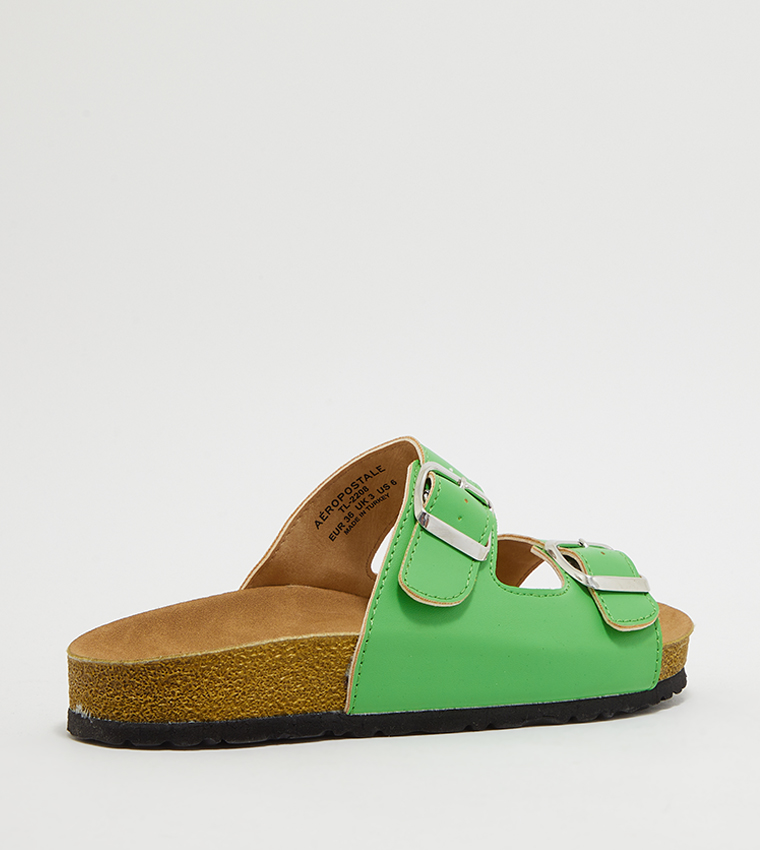 Aero Girl's Round Toe Flat Sandals