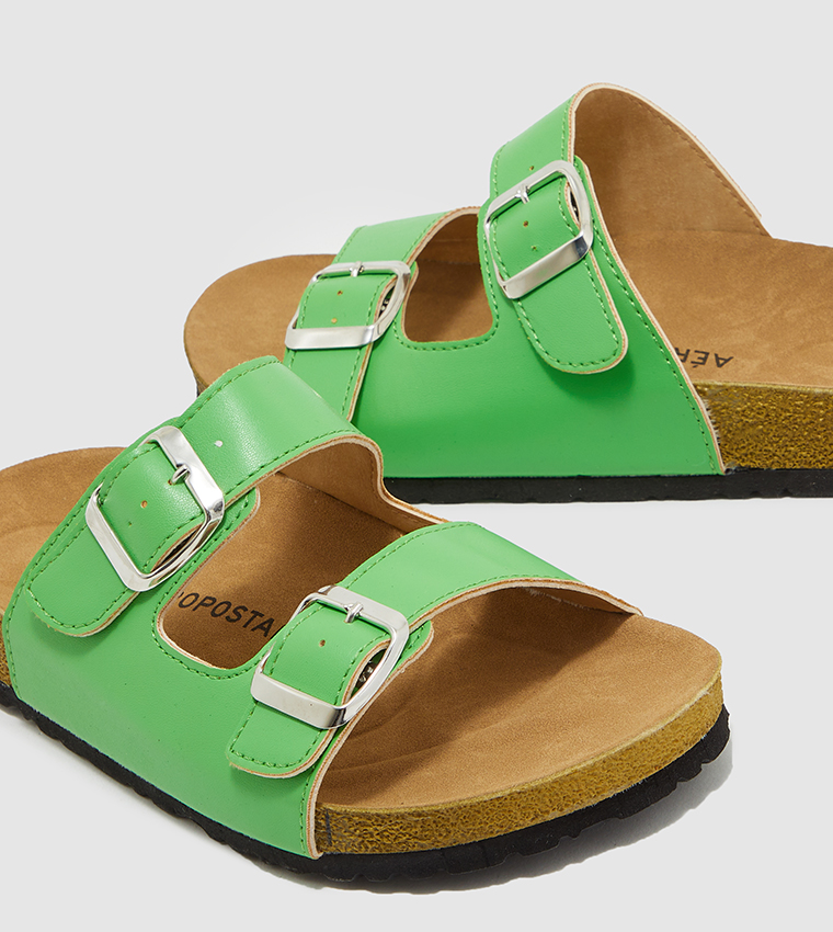 Aero Girl's Round Toe Flat Sandals