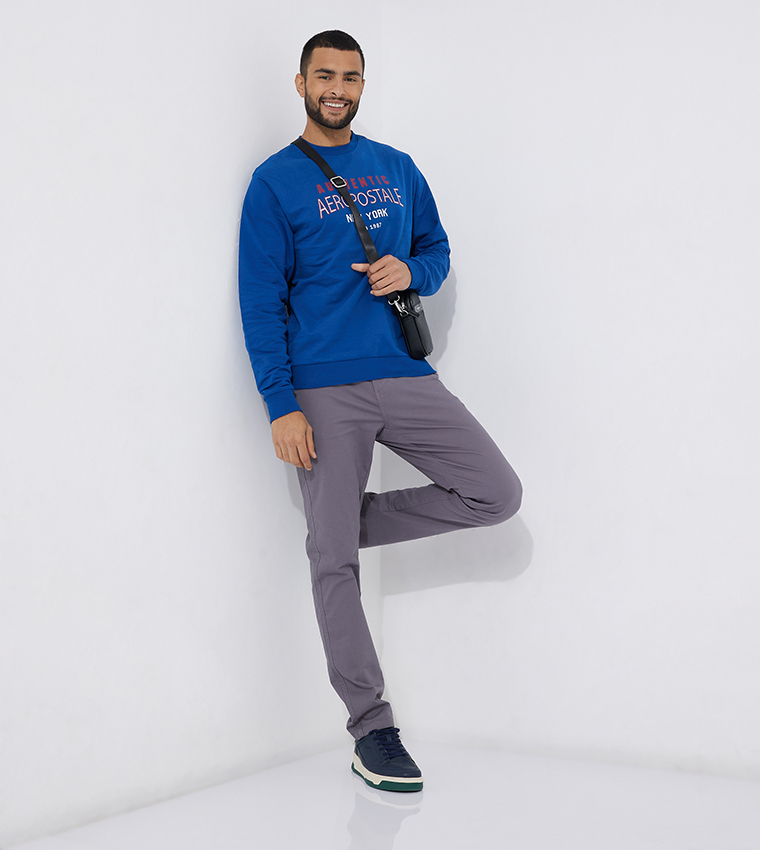 Aero High Waist Slim Fit Chinos