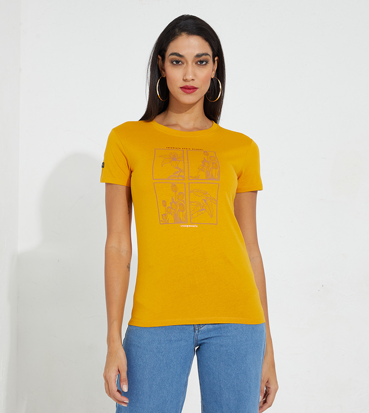 Yellow shirts deals for girls