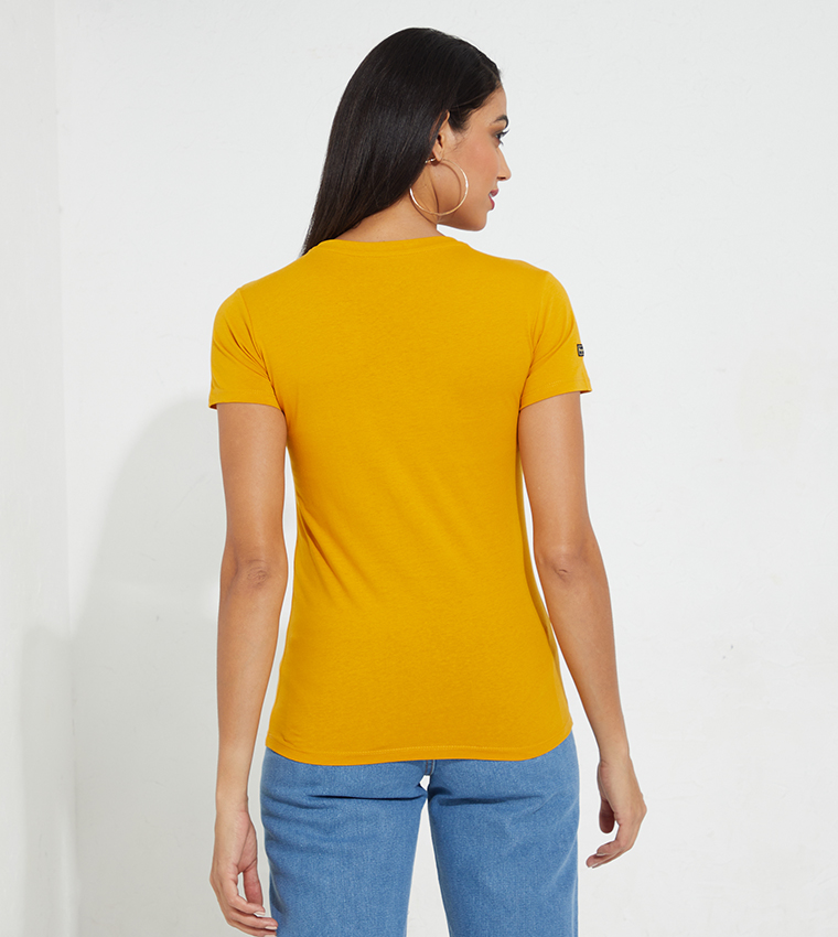Aero Girls Printed Regular Fit T-Shirt