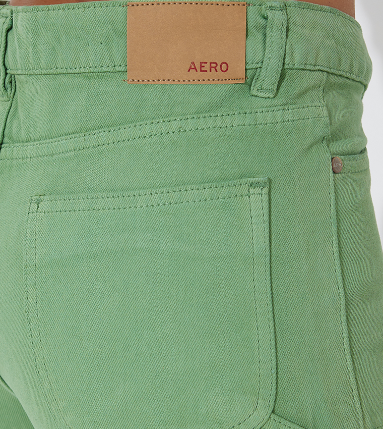 Aero Girl's Cropped Wide Leg Jeans