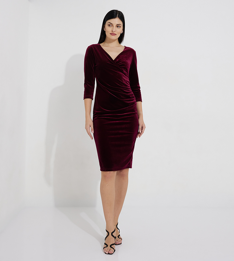 Aeropostale velvet shop dress
