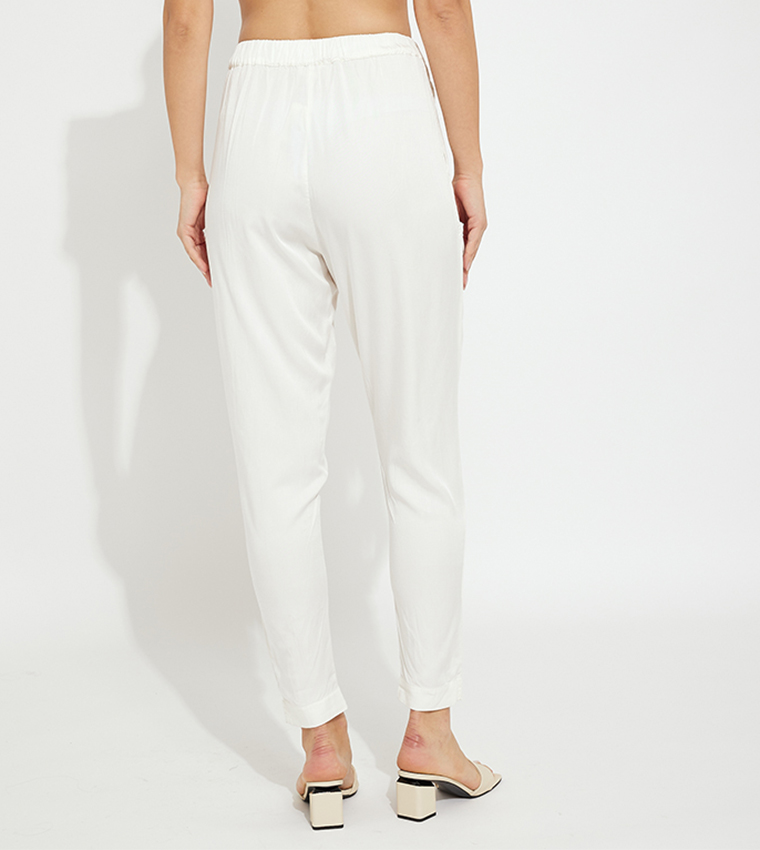 Aero Girl's Drawstring Waist Woven Pants