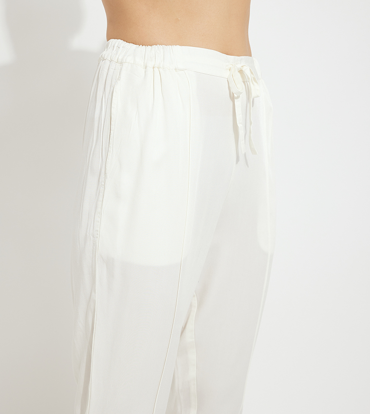 Aero Girl's Drawstring Waist Woven Pants