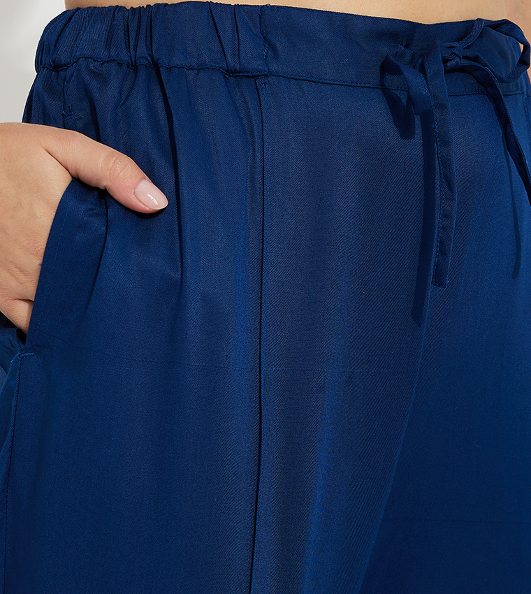 Aero Girl's Drawstring Waist Woven Pants