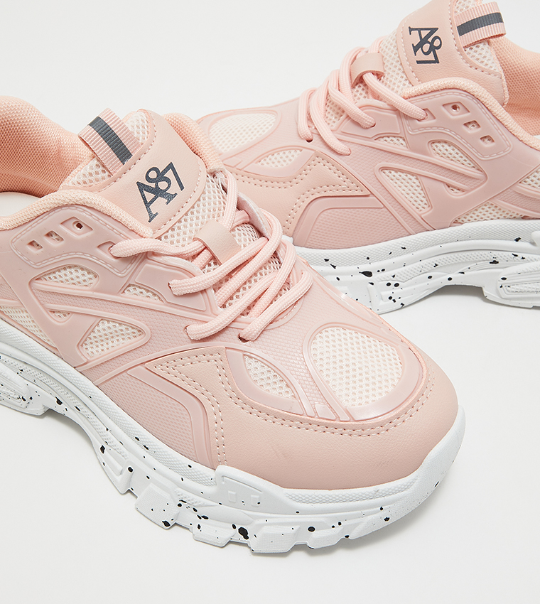Aero Girls Lace Up Chunky Sneakers