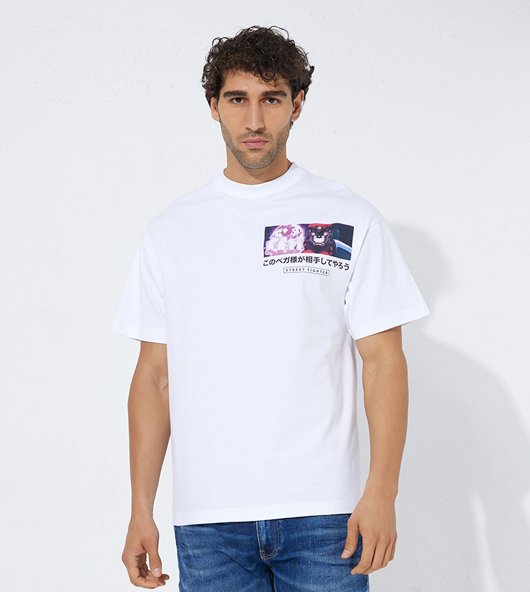 Buy Aeropostale Aero Street Fighter Print Oversized T Shirt In