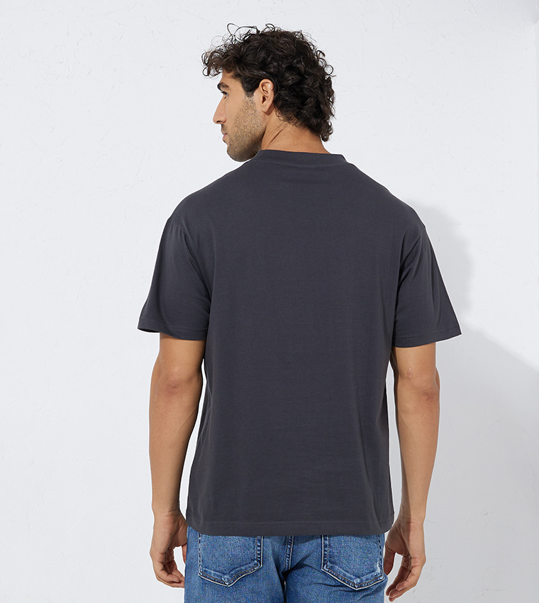 Aero Street Fighter Print Oversized T Shirt