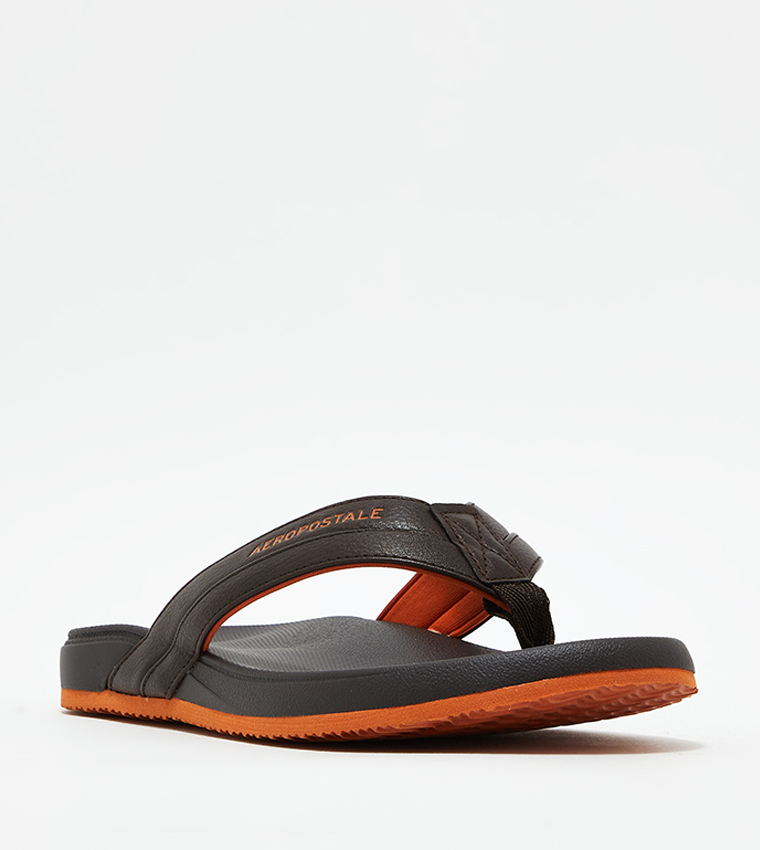 Buy Aeropostale Aero Guys Flip Flops In Grey 6thStreet Bahrain