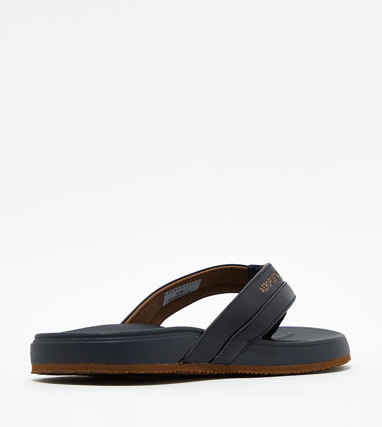 Buy Aeropostale Aero Guys Flip Flops In Navy 6thStreet Saudi Arabia