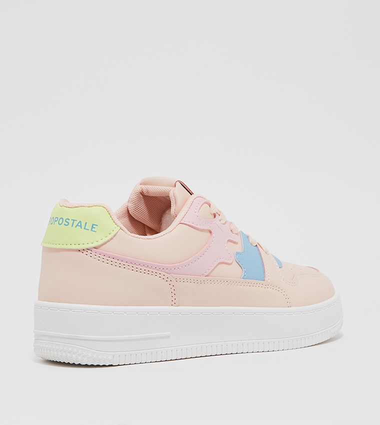 Aero Girls Color Block Lace-Up Sneakers