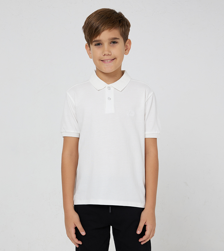 Aero Boys Short Sleeves Polo T Shirt