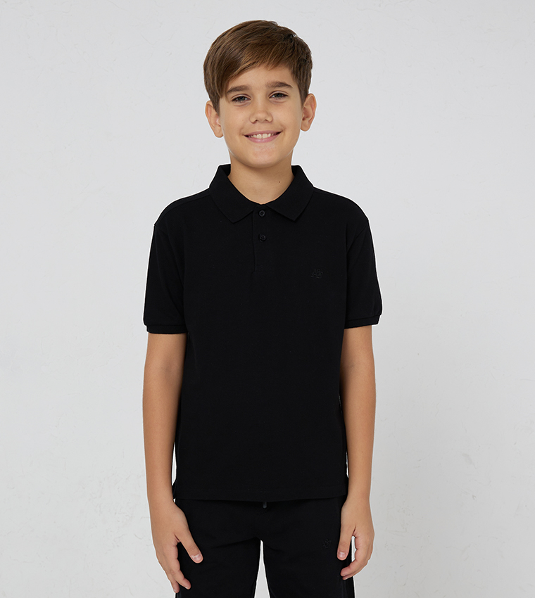 Aero Boys Short Sleeves Polo T-Shirt