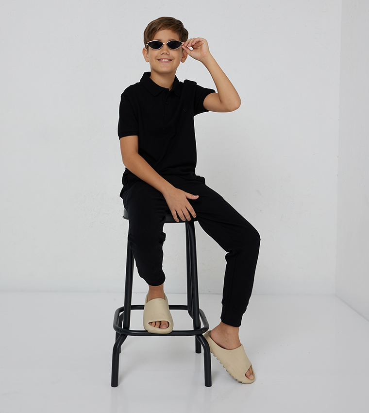 Aero Boys Short Sleeves Polo T-Shirt