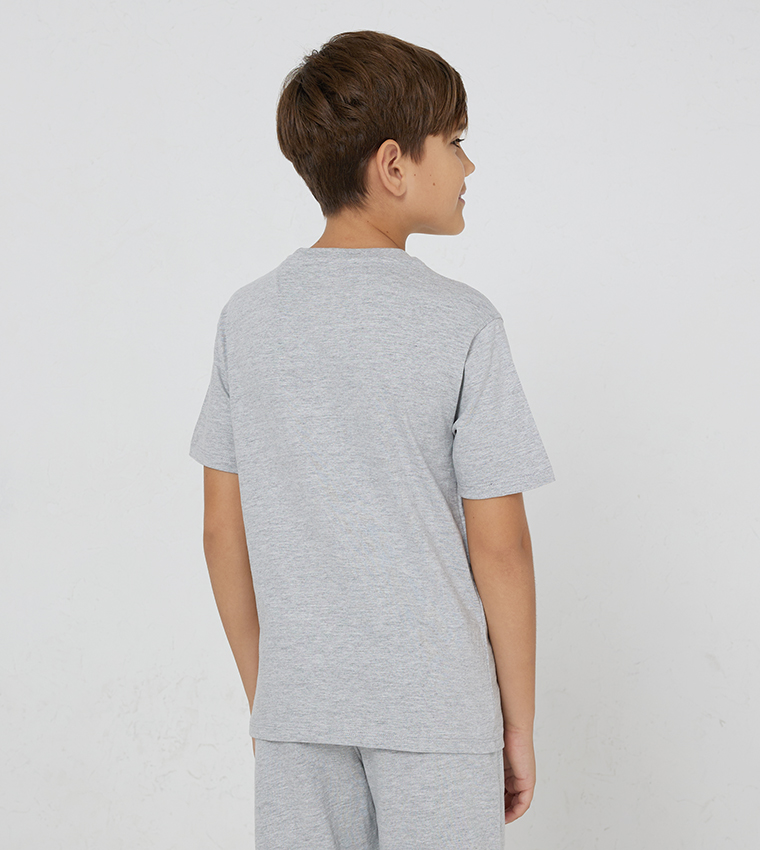 Aero Boys A87 Embroidered Crew Neck T-Shirt