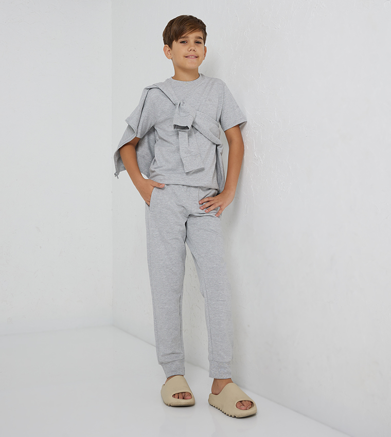 Aero Boys A87 Embroidered Crew Neck T-Shirt