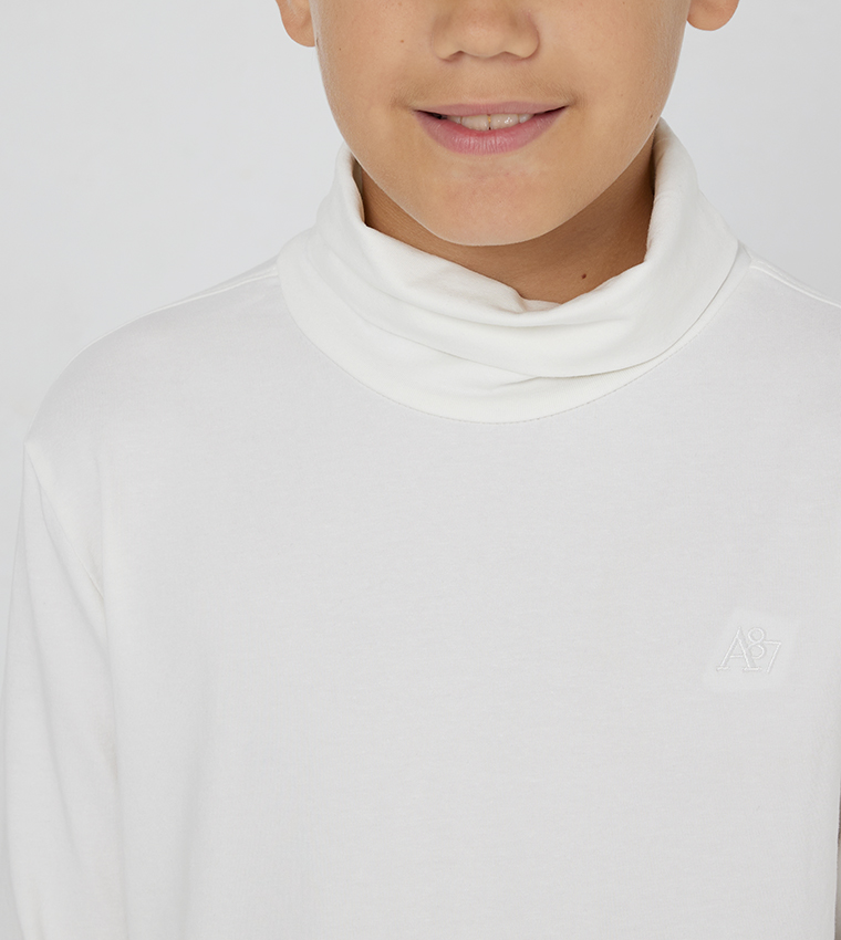Aero Boys Turtleneck Long Sleeves T Shirt