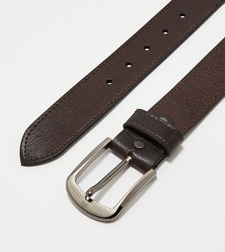 Aero Leather Buckle Strap Belt