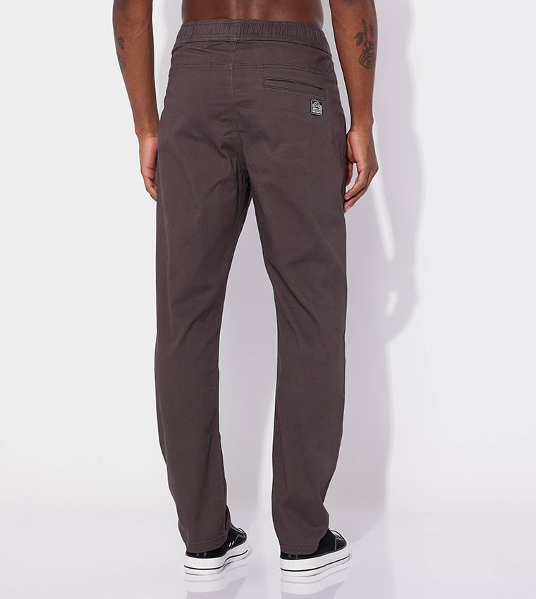 Aero Guy's Elasticated Waist Band Twill Cargo Pants