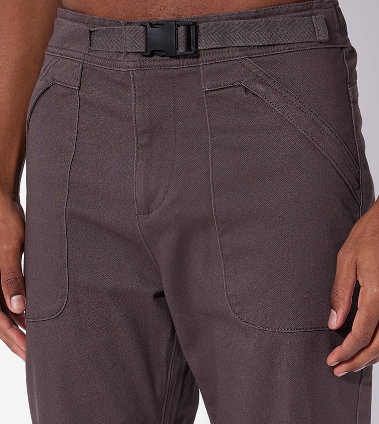 Aero Guy's Elasticated Waist Band Twill Cargo Pants