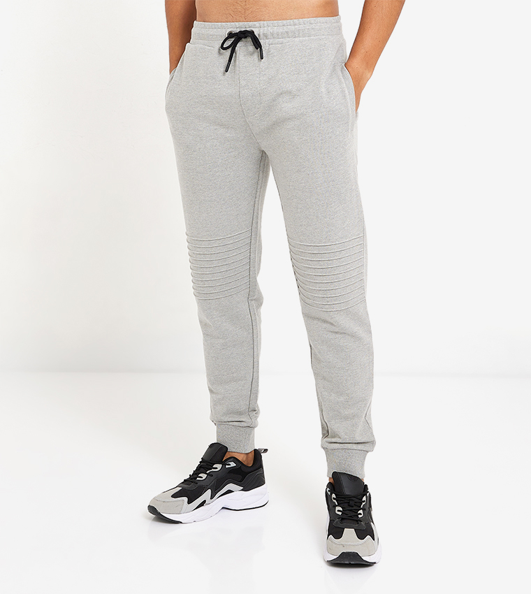 Buy Aeropostale Aero Guys Drawstring Waist Joggers In Grey