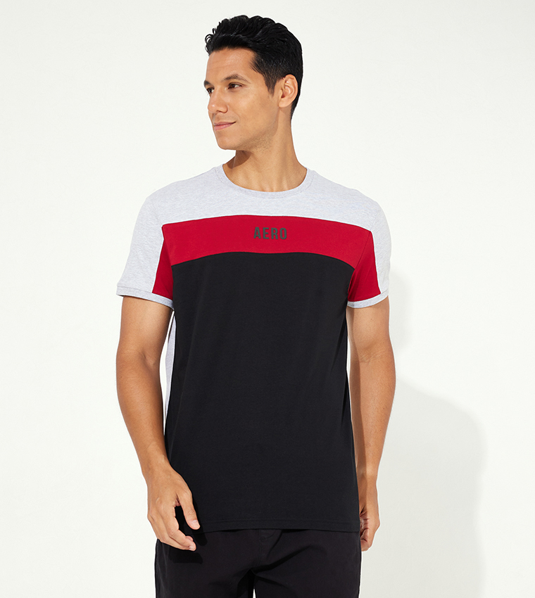 Buy Aeropostale Aero Guys Color Block T Shirt In Multiple Colors