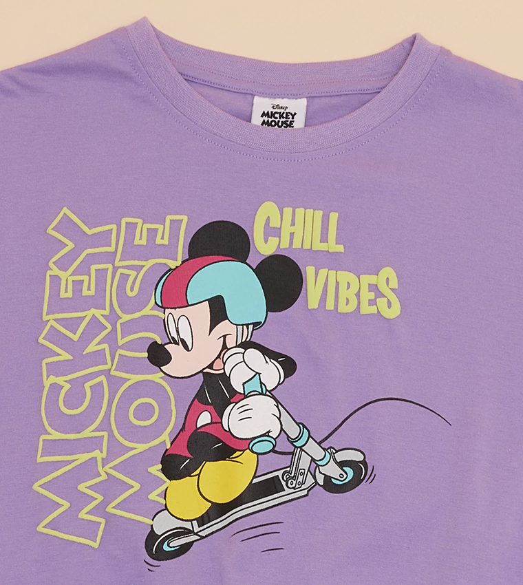Girls Disney Micky Mouse X Aero Short Sleeves T-Shirt
