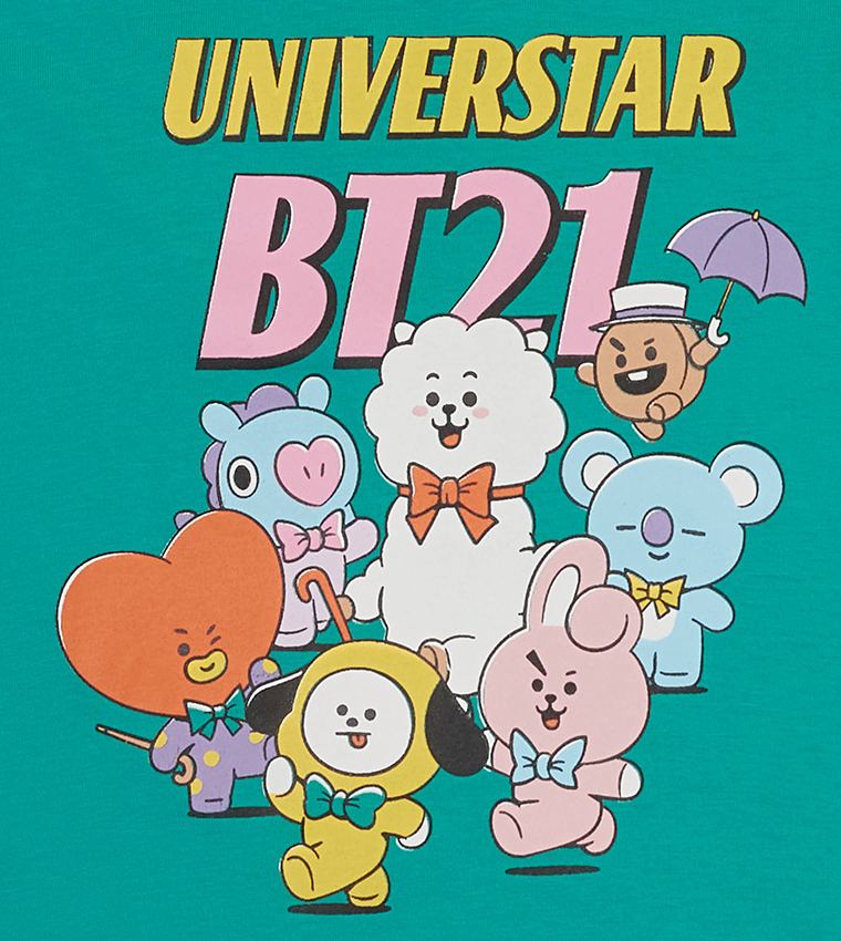 Girls BT 21 X Aero Short Sleeves T-Shirt