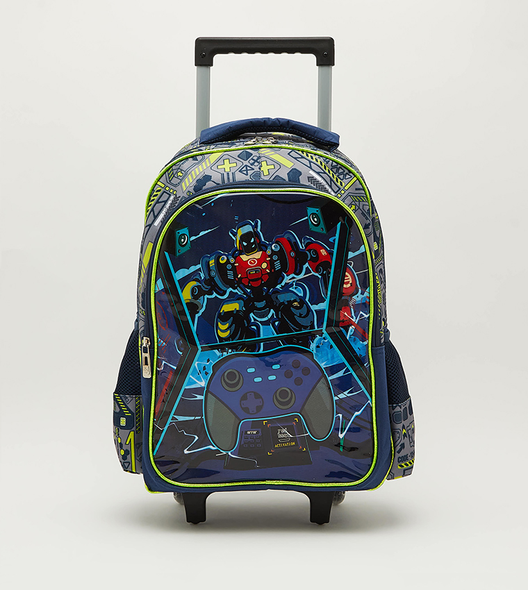 Buy Aeropostale Aero Kids 3 Piece Trolley Backpack Set In Navy 6thStreet UAE