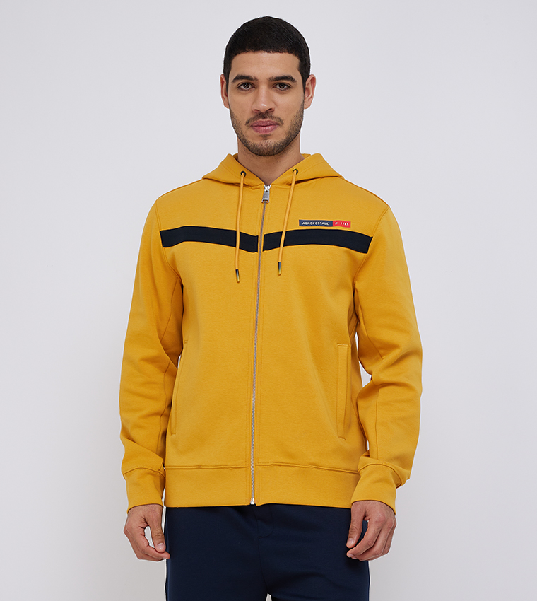 Yellow aeropostale hoodie outlet